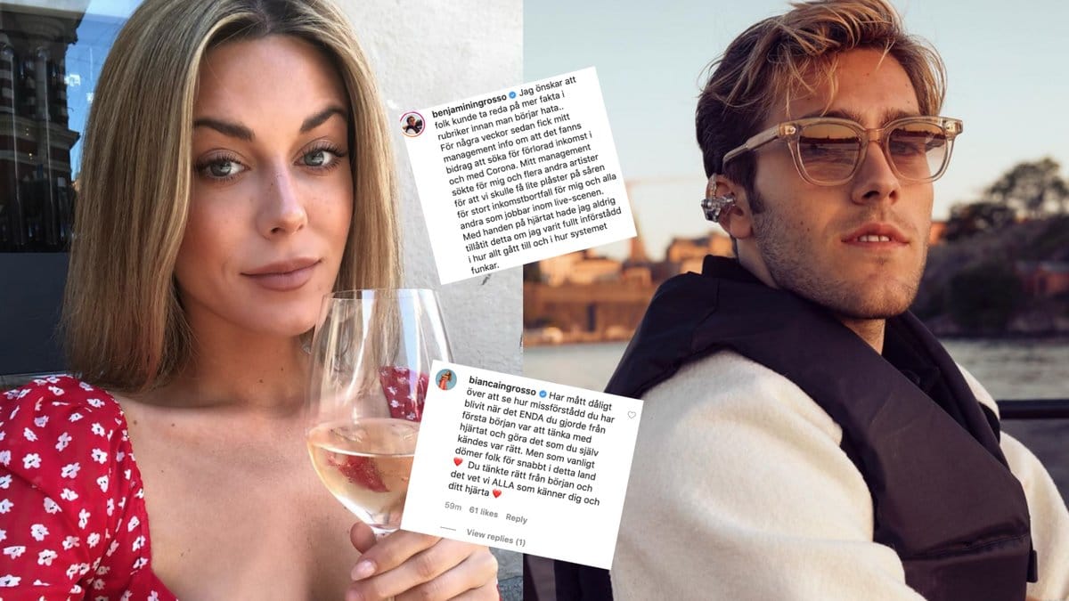 Bianca stöttar lillebror!