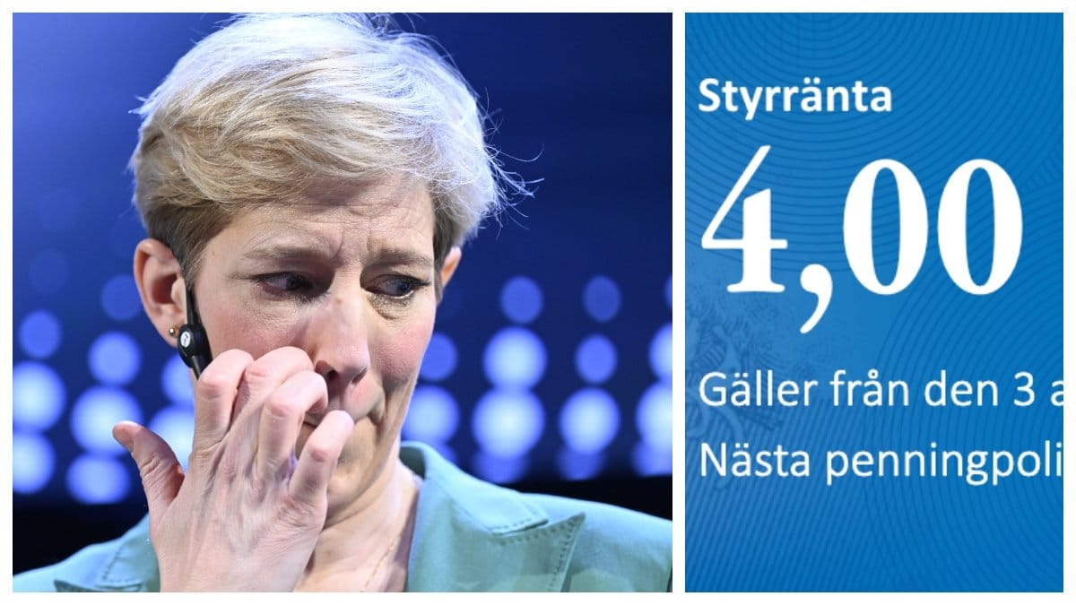 Anna Bremer styrränta reporänta riksbanken riksdagen rörlig boränta bolån bunden ränta