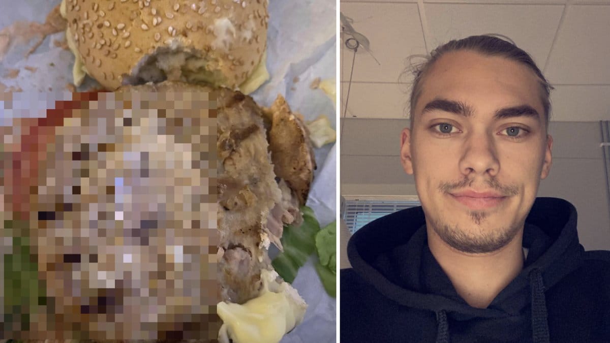 Ludwig gjorde en obehaglig upptäckt i sin burgare på Max.