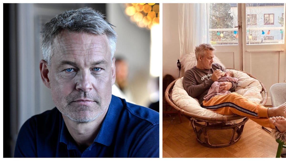 Henrik Schyfferts första ord efter förlossningen.
