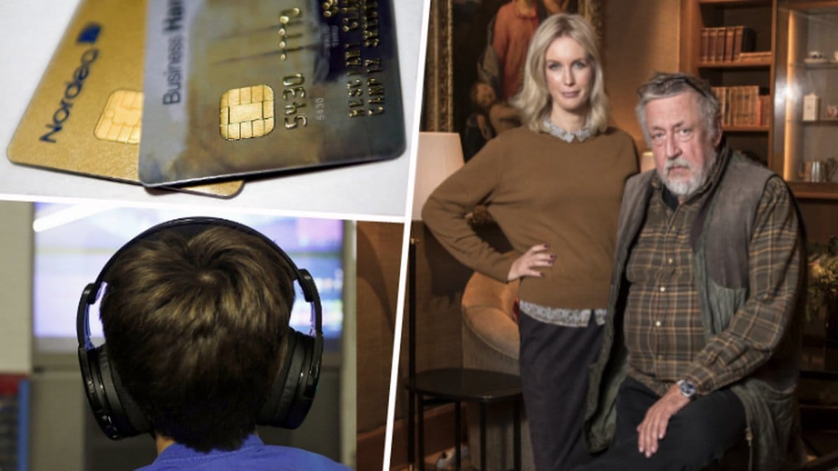 Barn spelar dator, kontokort, Jenny Strömstedt, Leif GW Persson