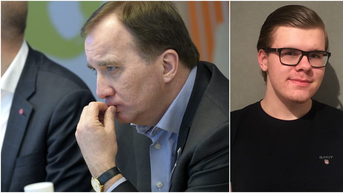 Eftertänksam Stefan Löfven  i Kalmar