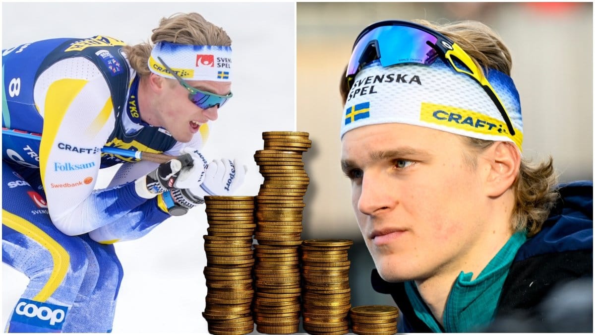 Pengarna regnar in över Edvin Anger