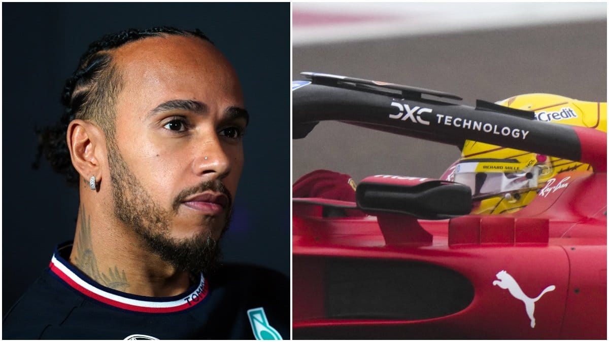 Lewis Hamilton har varit inblandad i en olycka