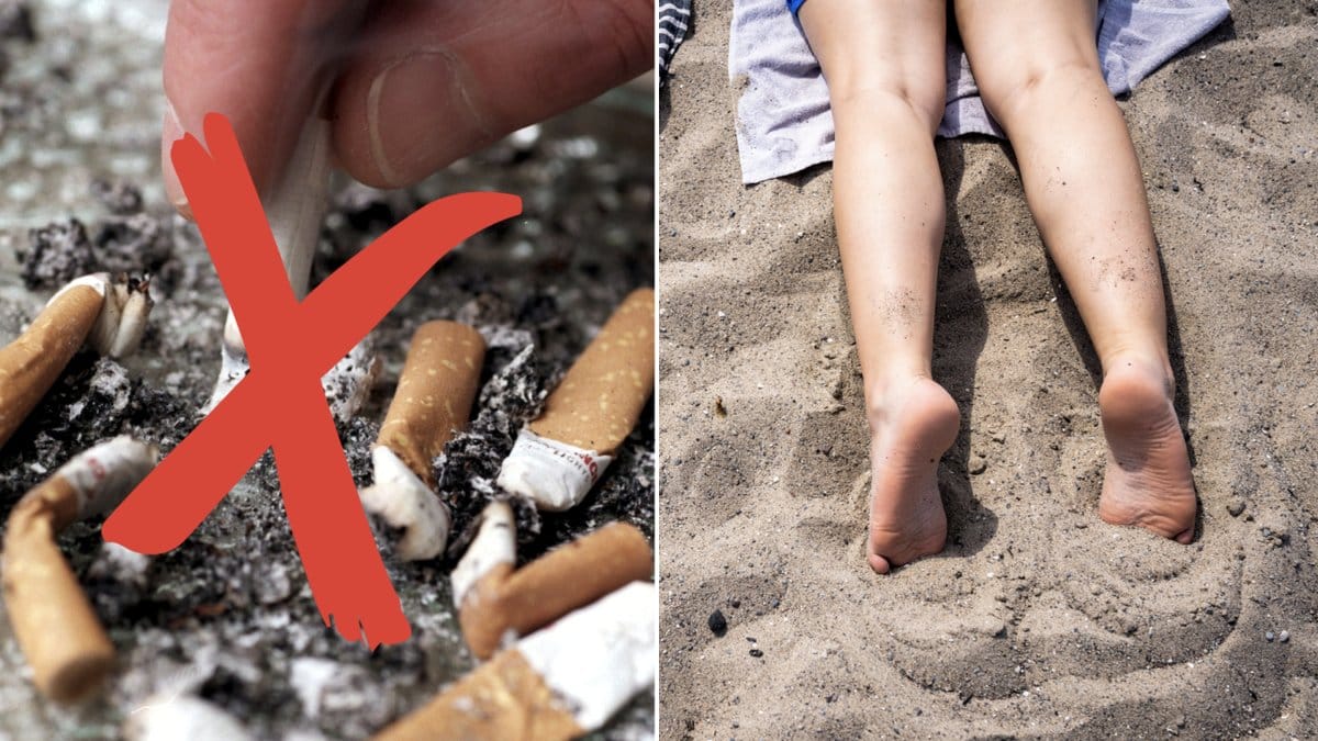 Nu inför Jönköpings kommun rökrutor på stränderna.