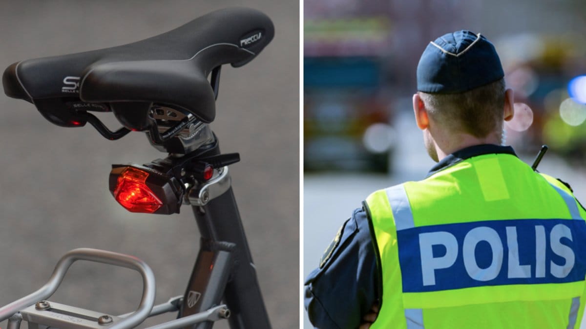 Nu åtalas kvinnan för avsaknad av cykelbelysning.
