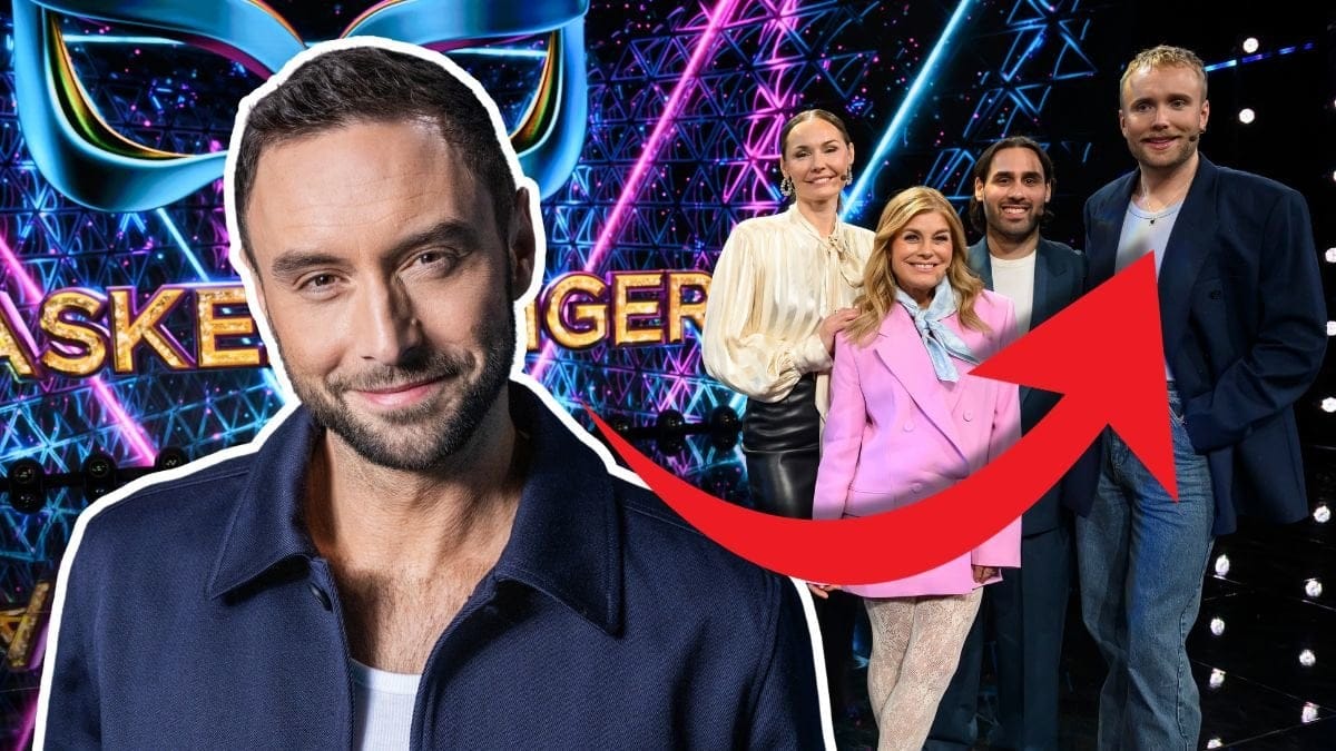 Måns Zelmerlöw och Masked Singer-panelen