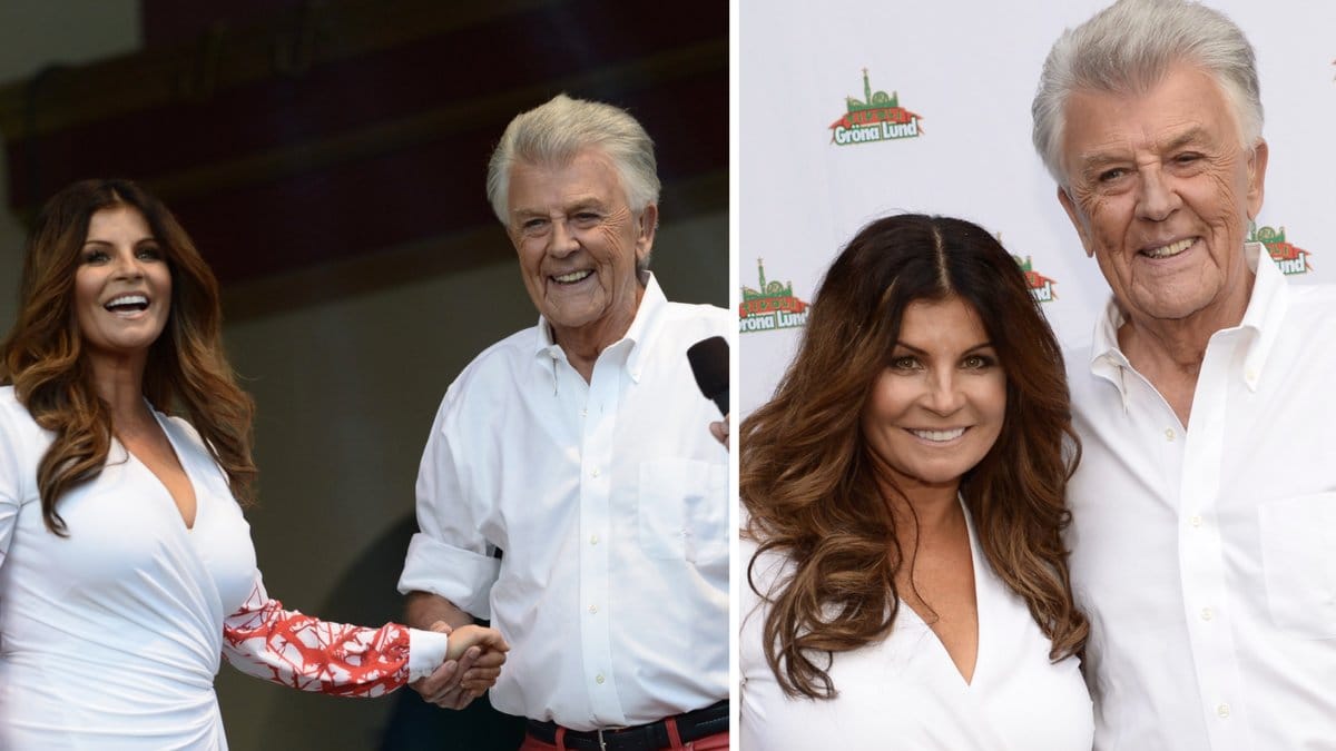 Folkkäre artisten Sven-Bertil Taube hyllas av Carola