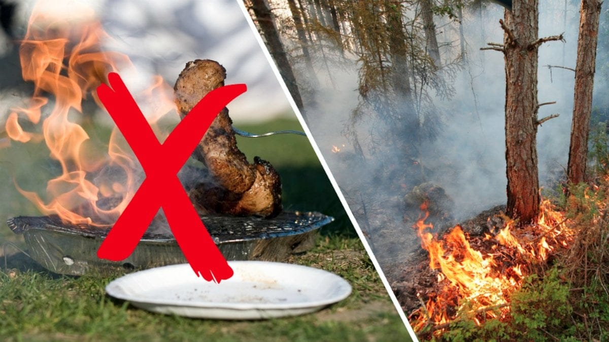 Eldningsförbud råder i Sverige