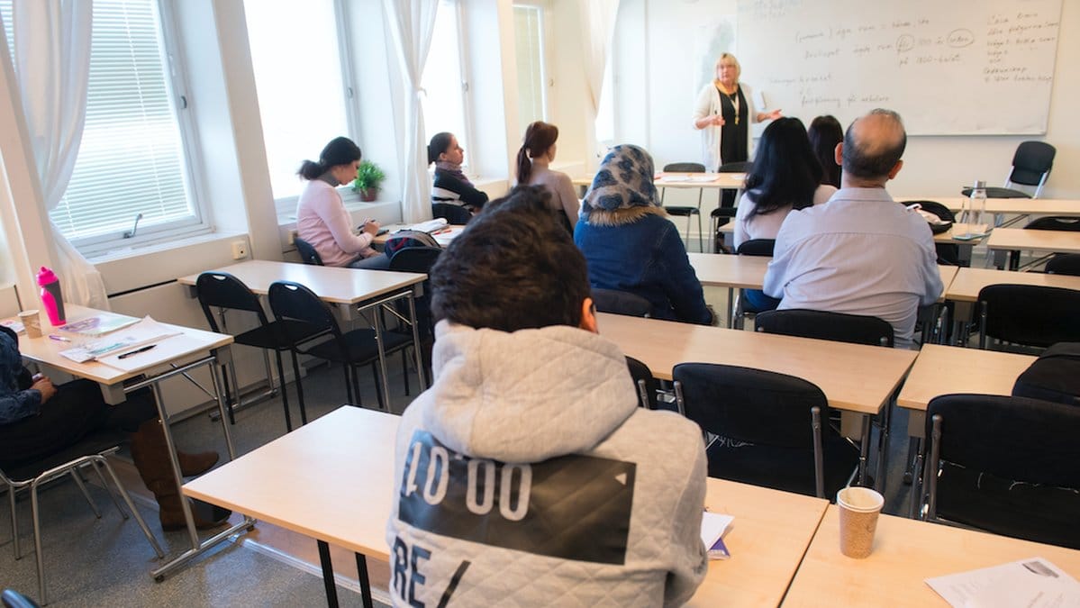 En bild från en SFI-klass