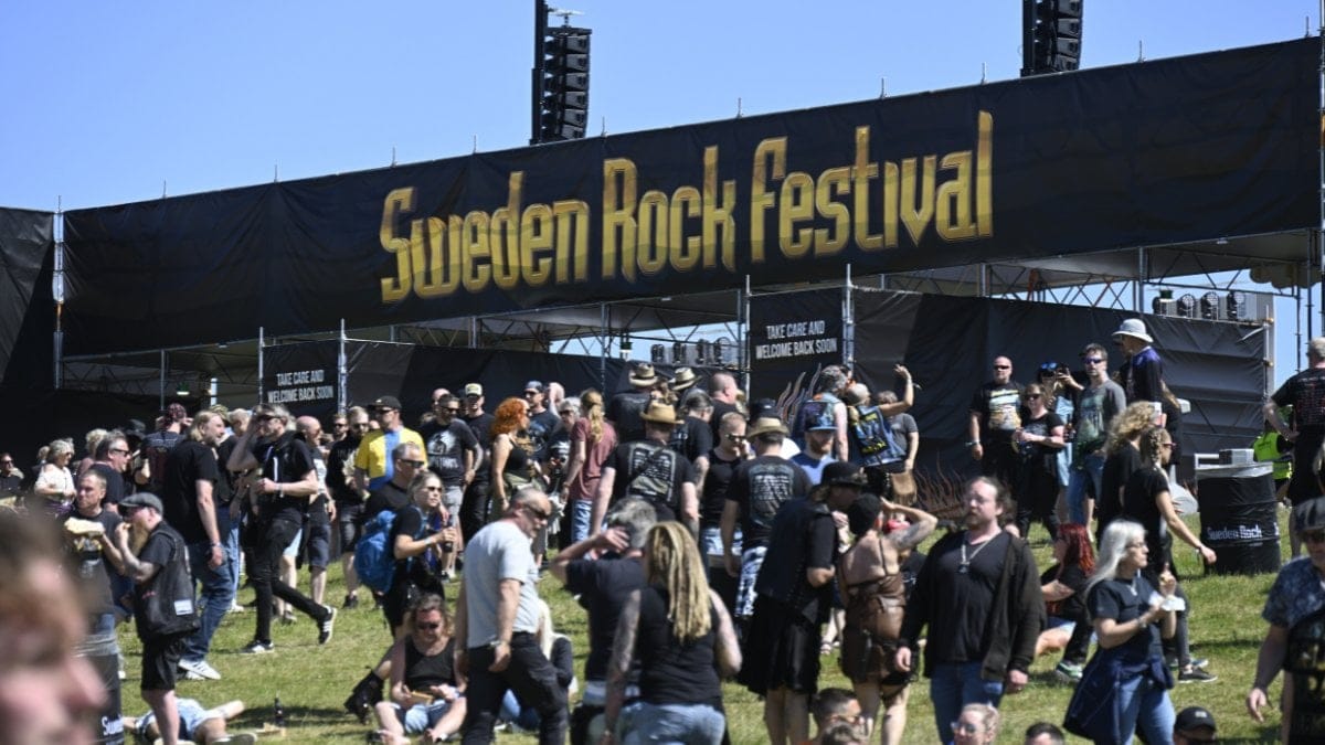 Ingången för Sweden Rock festvial.