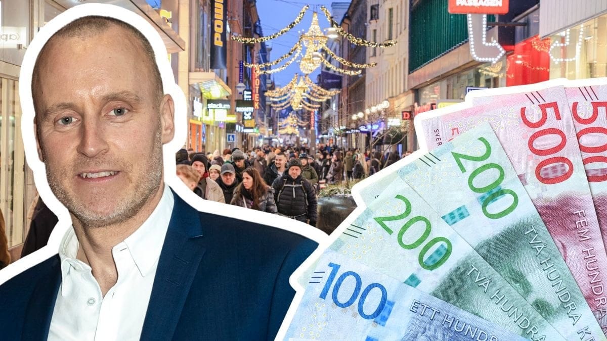 Magnus Hedberg, julhandel i Stockholm och svenska sedlar