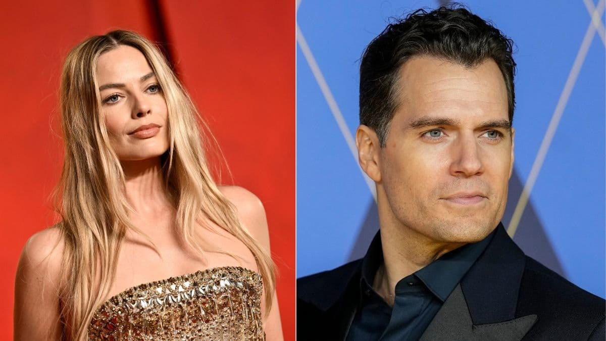 Margot Robbie och Henry Cavill medverkar i den fejkade James Bond-trailern.