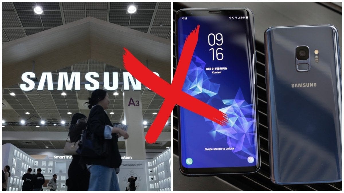 Samsung och en av deras telefoner