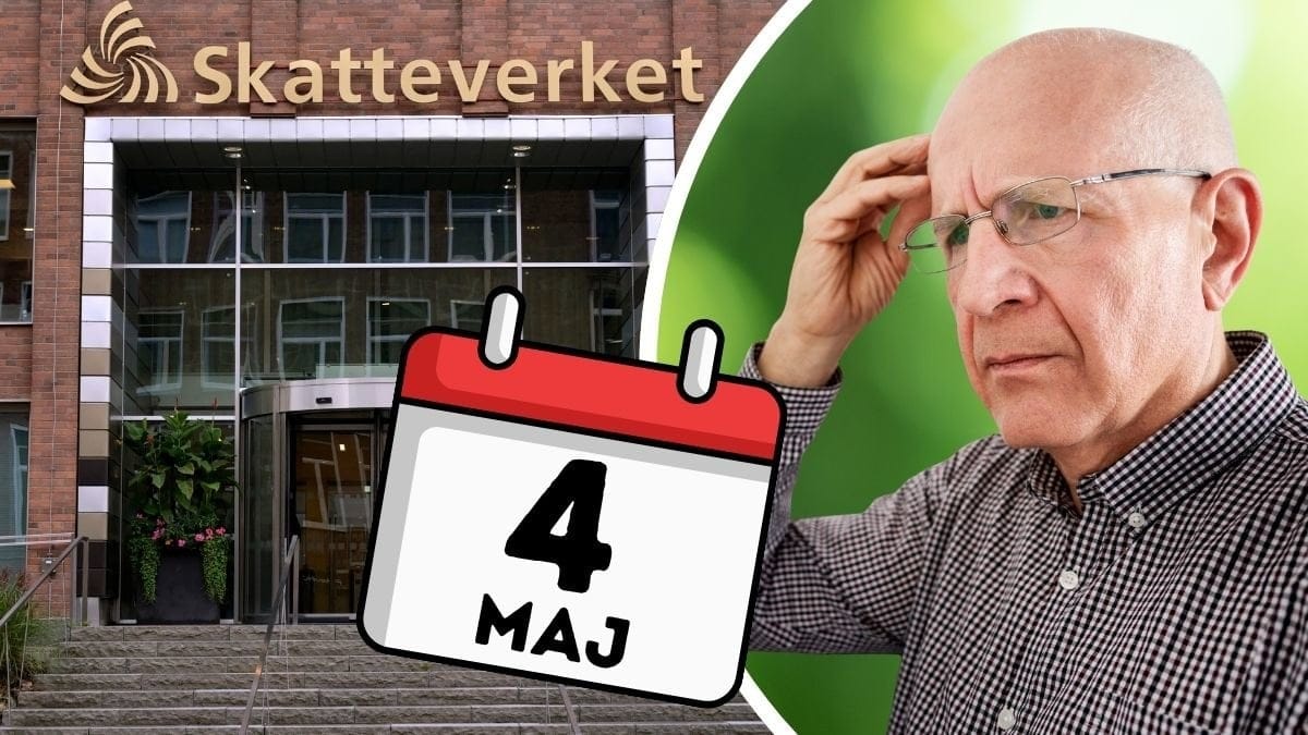 Skatteverkets kontor och äldre man