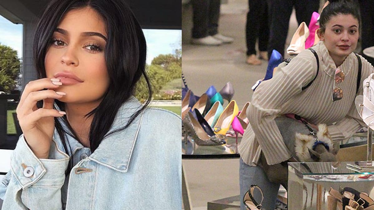 Gravida Kylie Jenner shoppar för en halv miljon kronor i månaden.