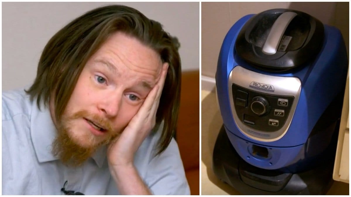Jimmy köpte en dammsugare för 40 000 kronor.