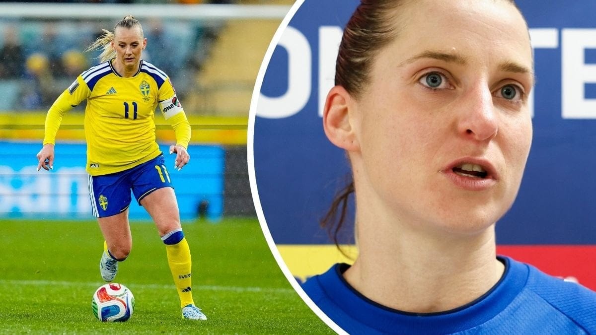 Stina Blackstenius och Jelena Cankovic