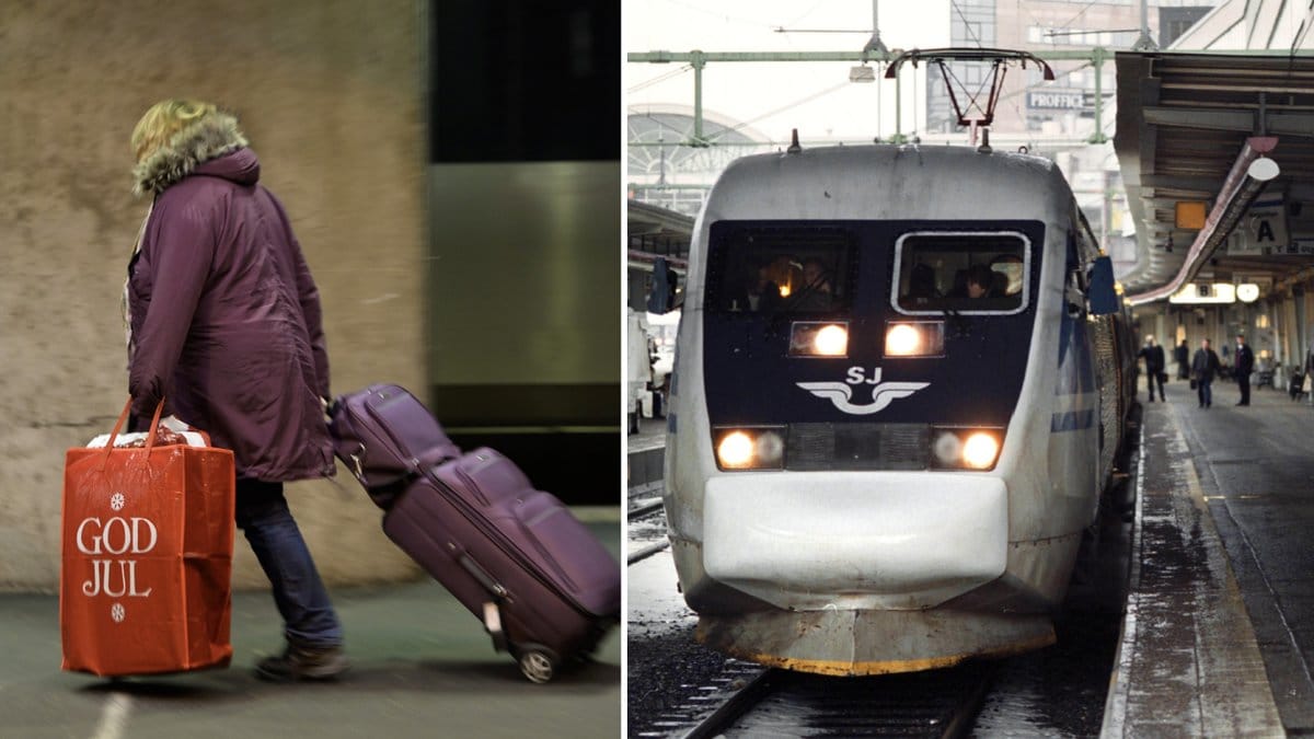 Tågbiljetterna till jul är försenade.  