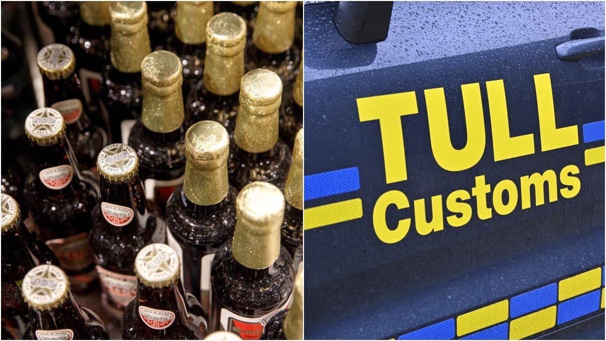 Tullen beslagtog 82 liter amfetaminolja, Genrebilder.