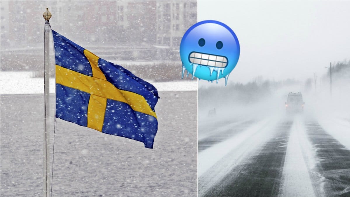 På sina håll väntas stora mängder snö falla.
