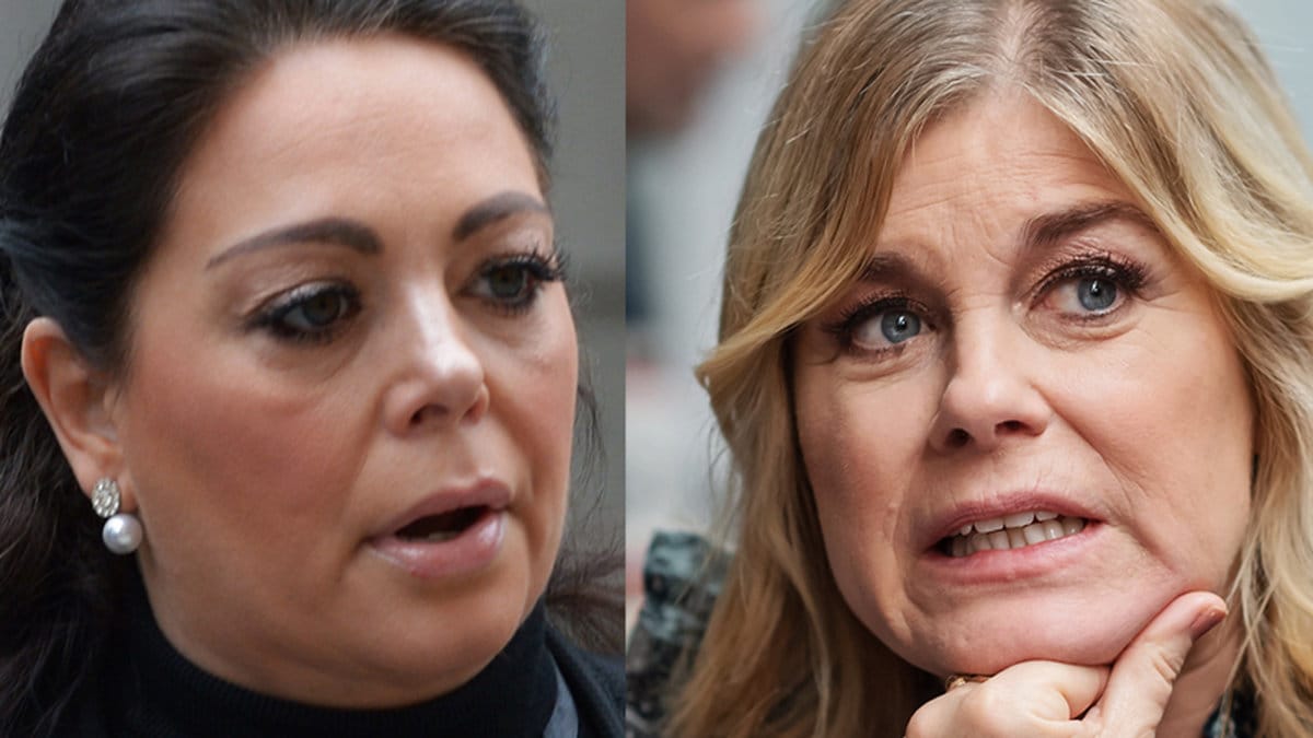 Anna Book och Pernilla Wahlgren