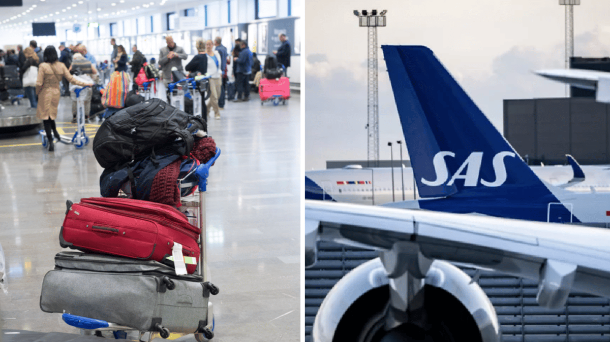 SAS piloter slutar flyga hem charterresenärer på måndag.