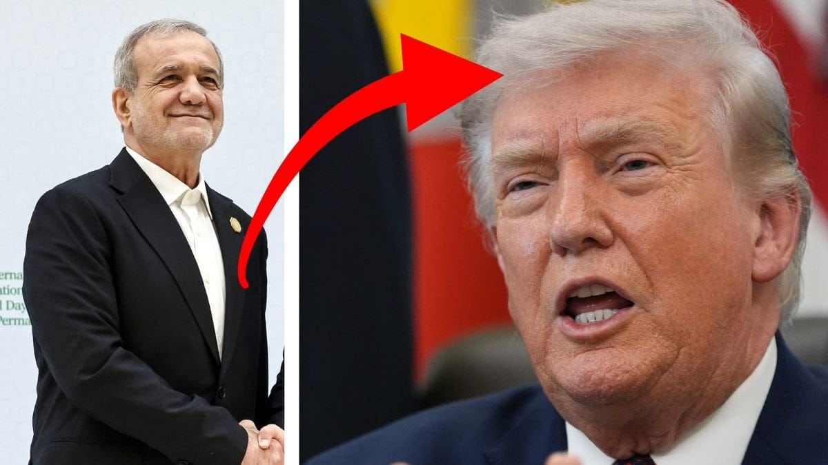 Irans president vänster. USA:s president höger.