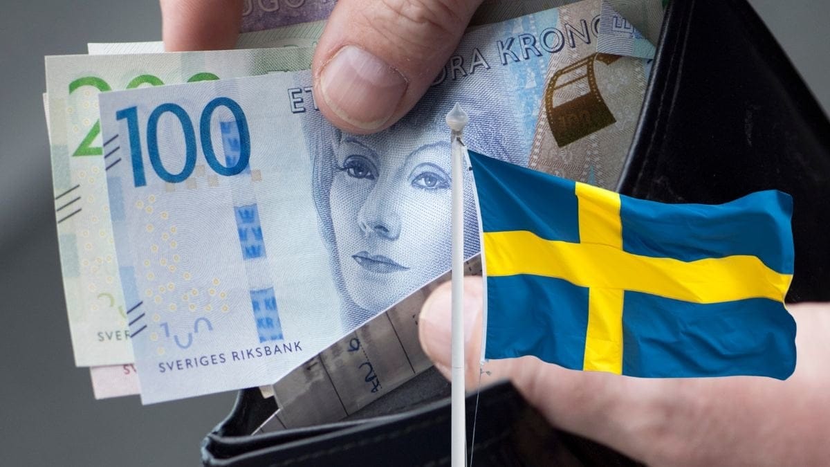 Plånbok, svensk flagga