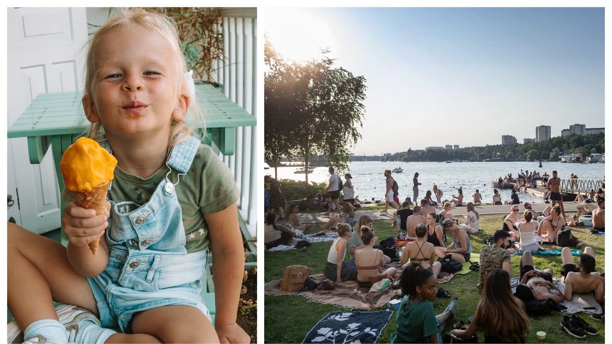 Vädret skiljer sig åt mellan sommarmånaderna historiskt sett.