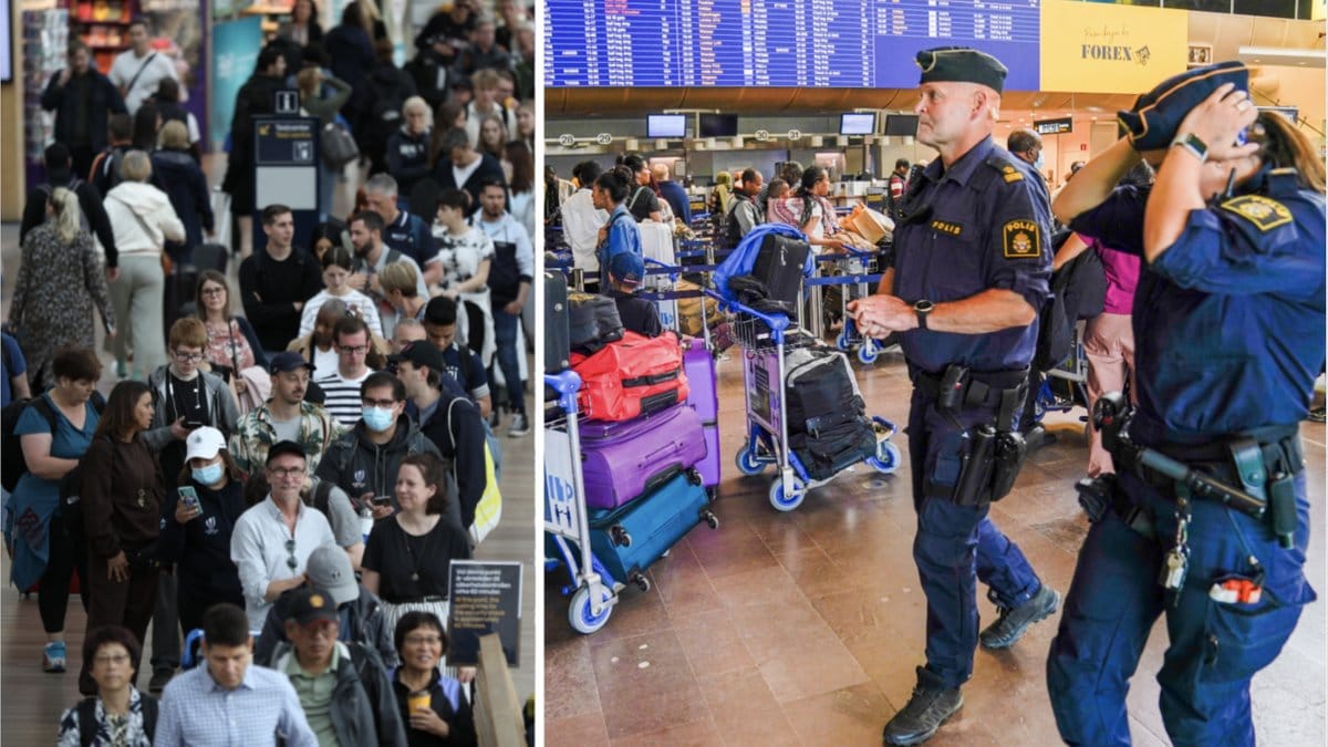 Varför är det köer på Arlanda?