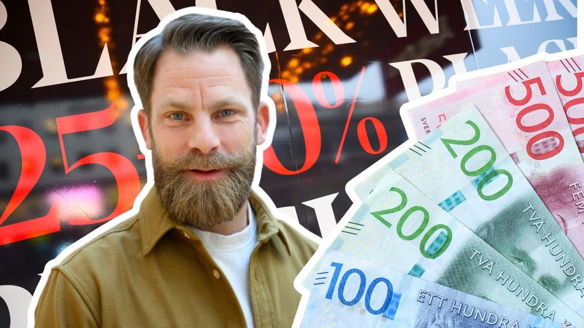 Reaskylt och Ica Bankens vardagsekonom Magnus Hjelmér