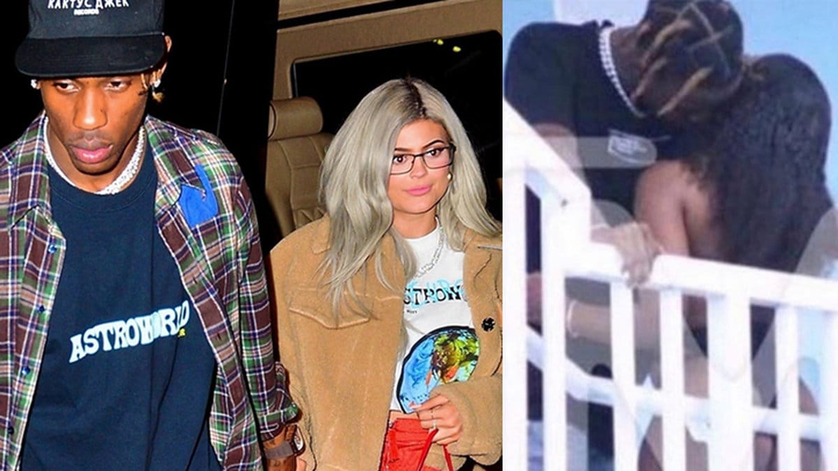 Travis Scott förnekar otrohet mot Kylie Jenner.