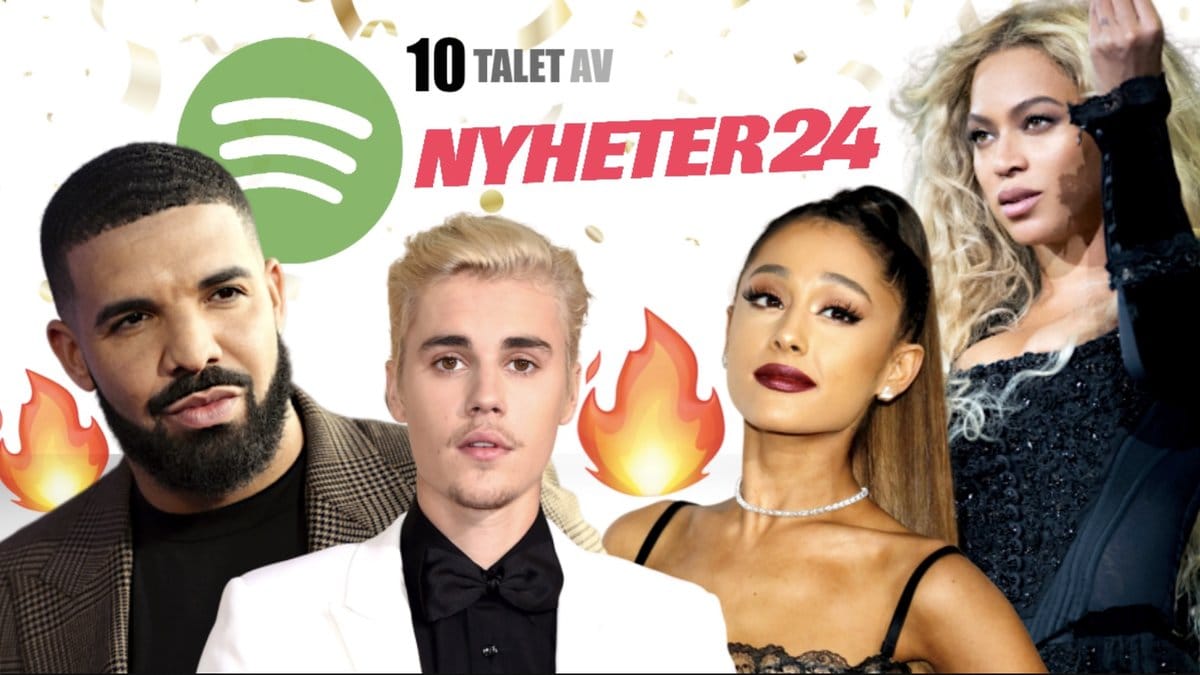 Här är årtiondets populäraste låtar. 