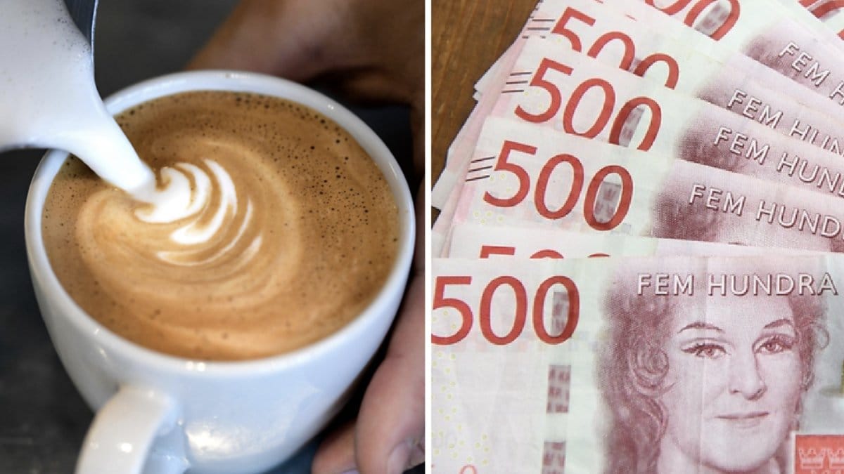 Två kaffe för hundralappen blev i stället en rejäl dyrgrip för ett par.