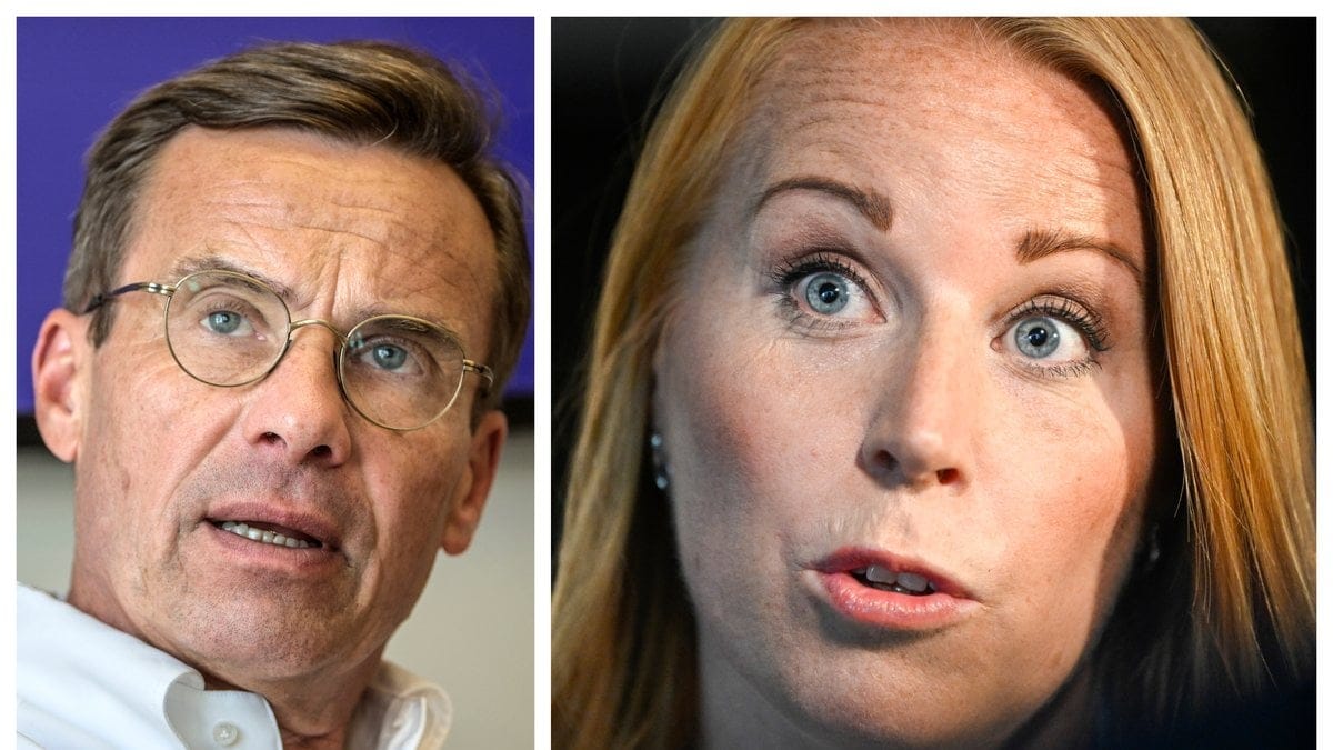 Annie Lööf (C) medverkade i P1:s partiledarutfrågning på onsdagen.