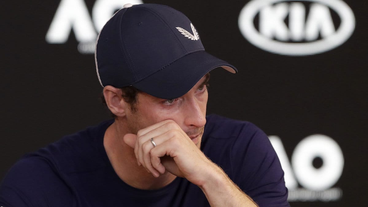 Andy Murray i tårar