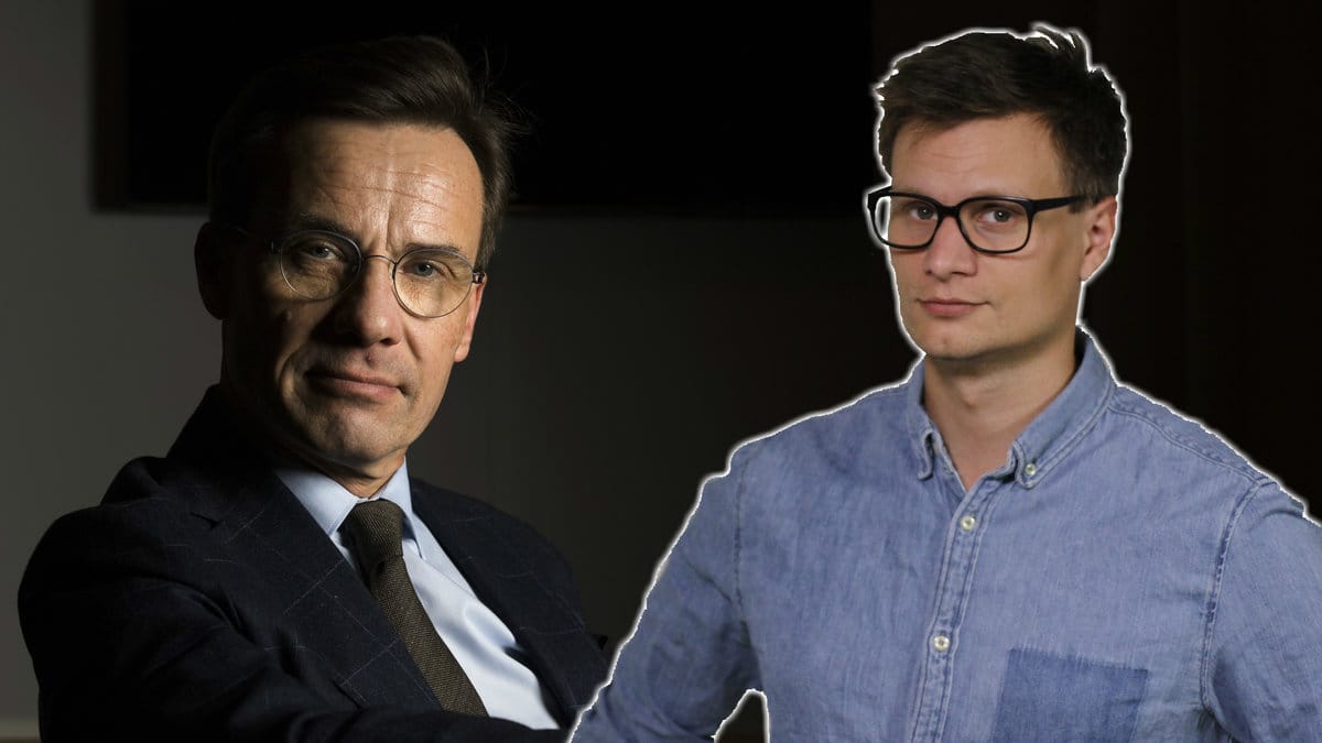 Ulf Kristersson och Karl Anders Lindahl. Montage
