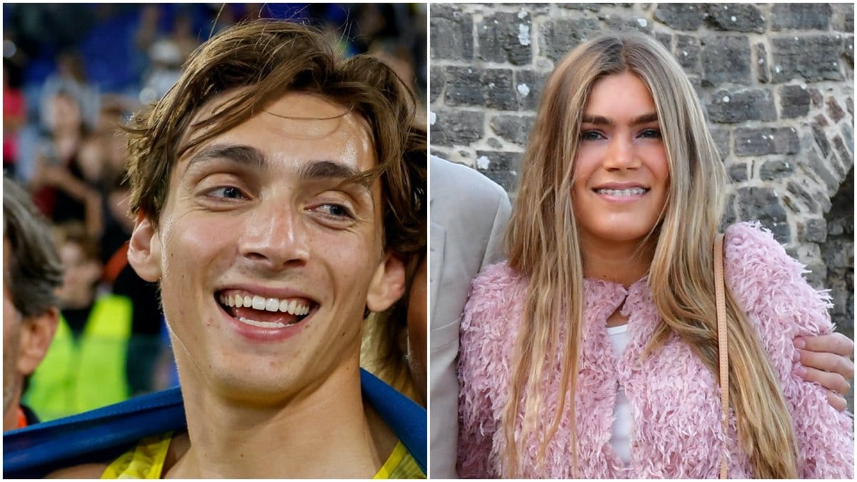 Armand Duplantis och systern Johanna Duplantis.