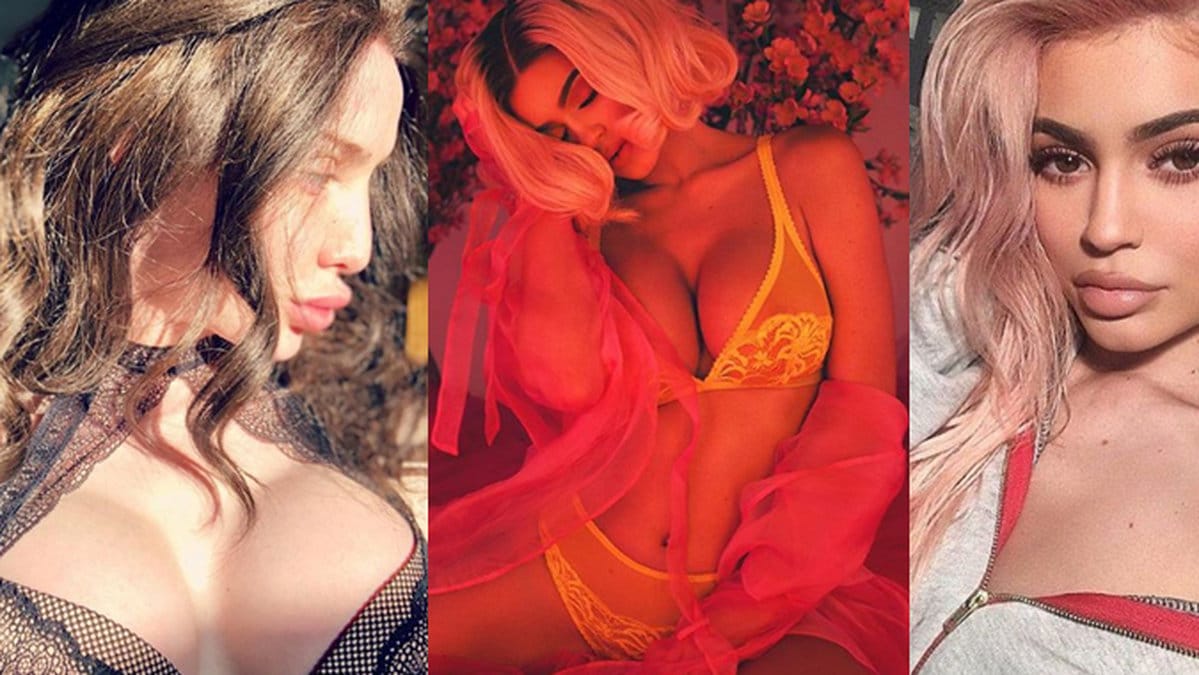 Kyleigh Potts opererar sig till Kylie Jenner.