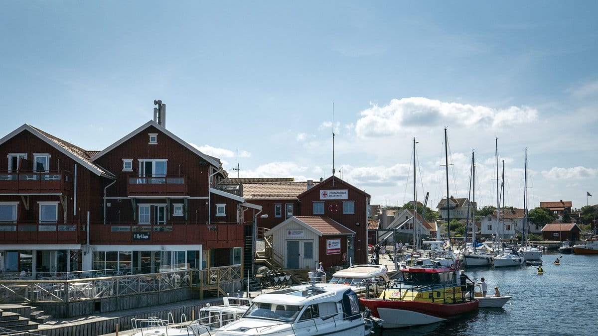 Camping på västkusten.