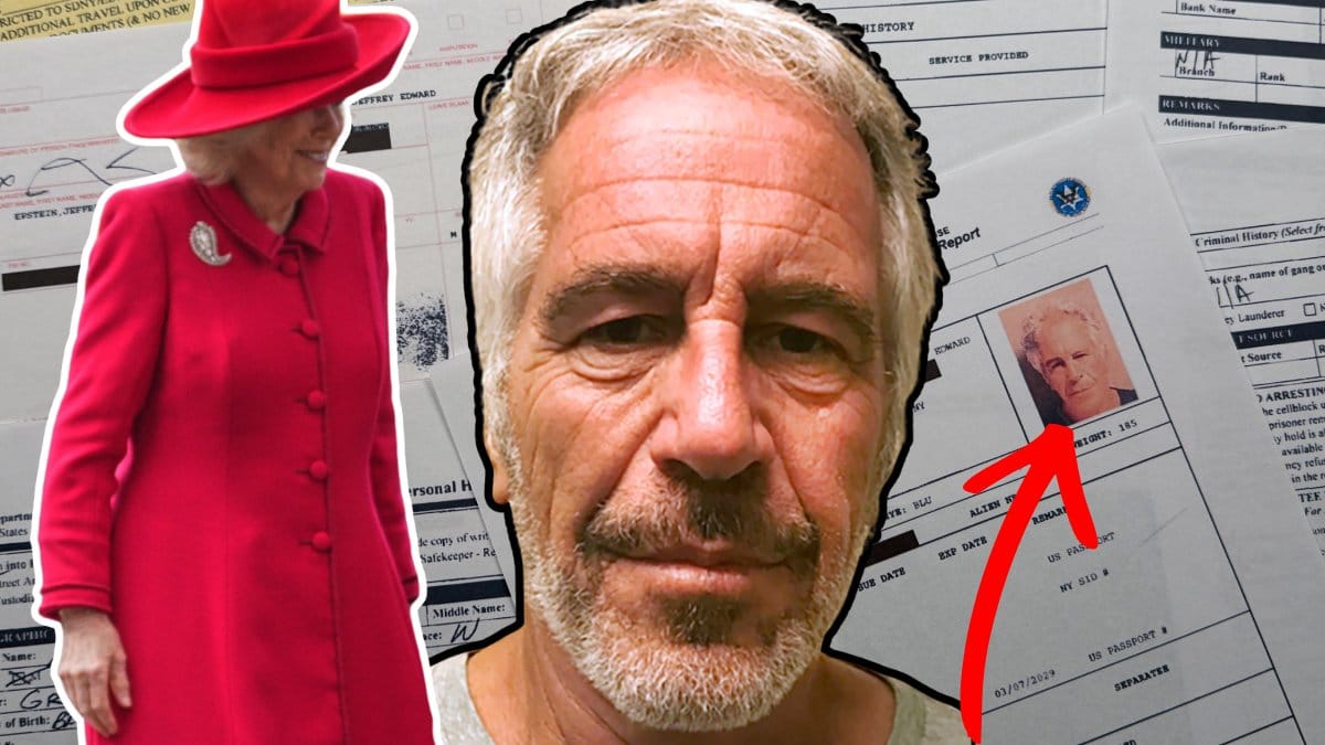Drottning Camilla och Jeffrey Epstein