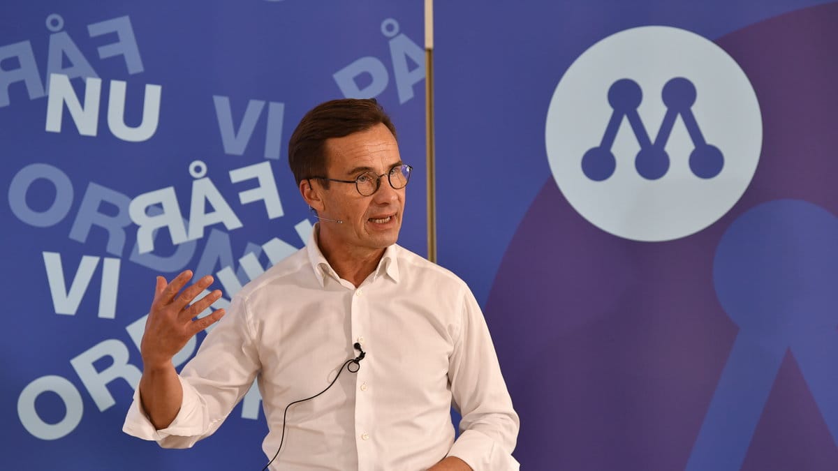 Moderaternas partiledare Ulf Kristersson vill använda terrorlagar mot gängkriminella