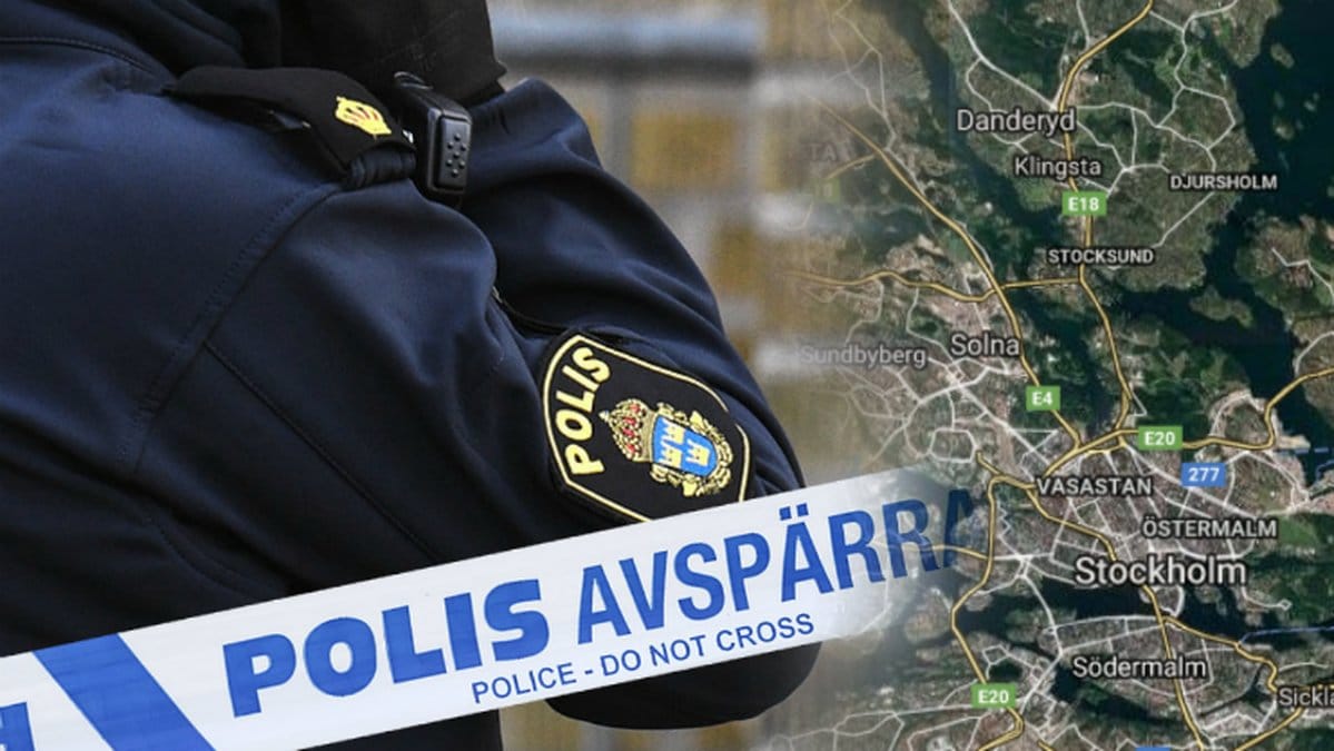 Gärningsman jagas vid Gamla Stan i Stockholm
