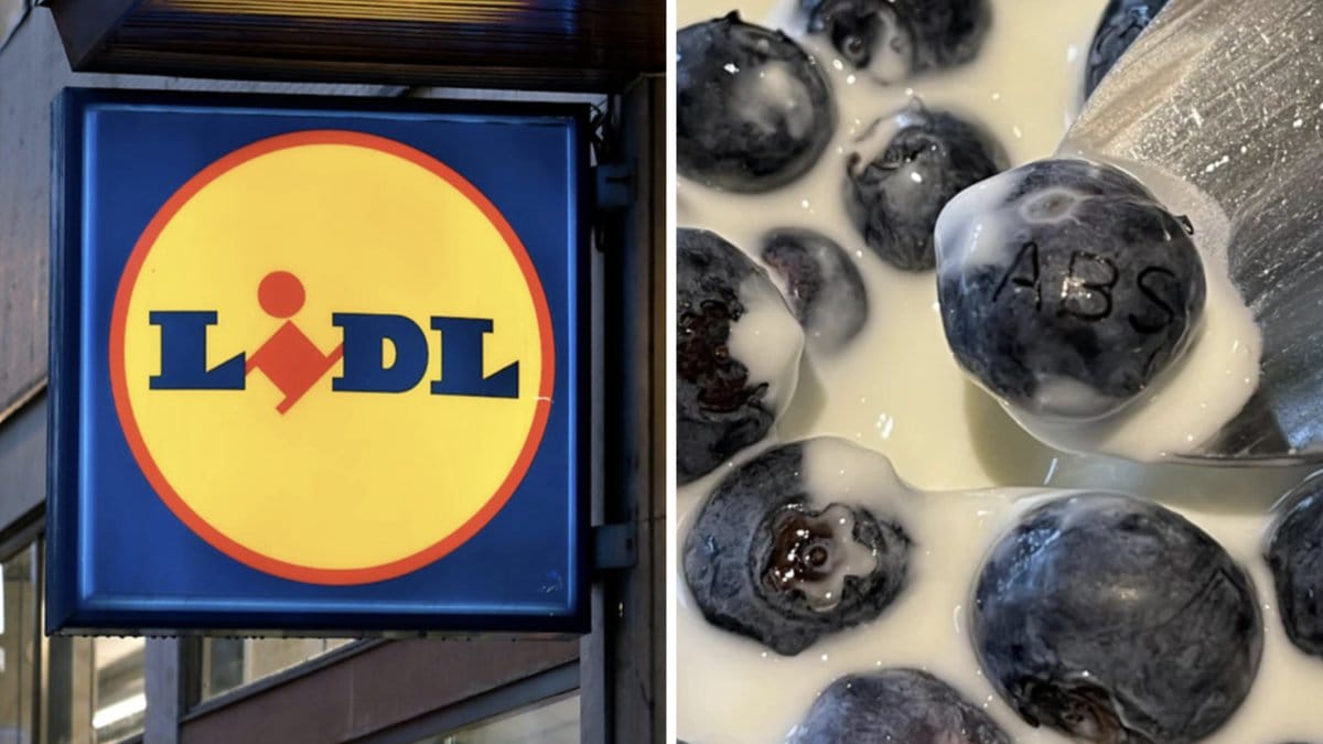 Flera personer hamnade i en stor diskussion kring vad bokstäverna på blåbären betydde.