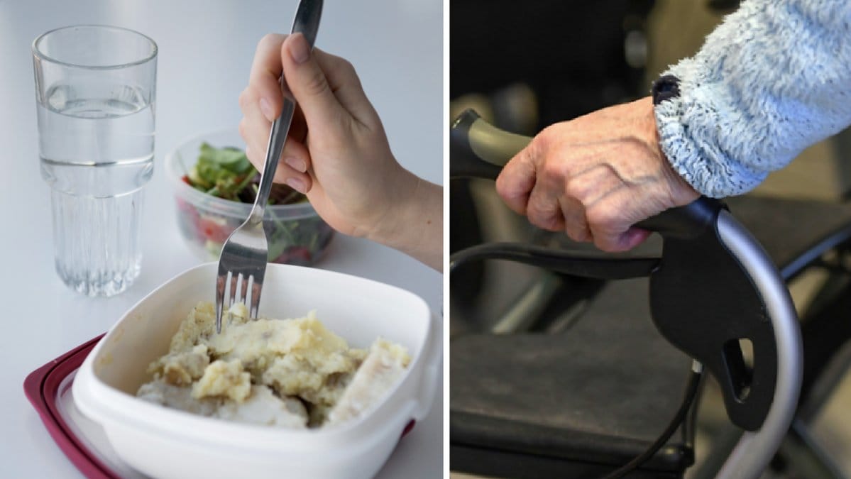 Hemtjänsten i Trollhättan hittade maskar i en matlåda.