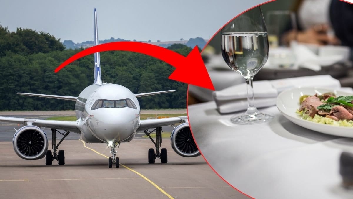 Dricka på flygplan SAS
