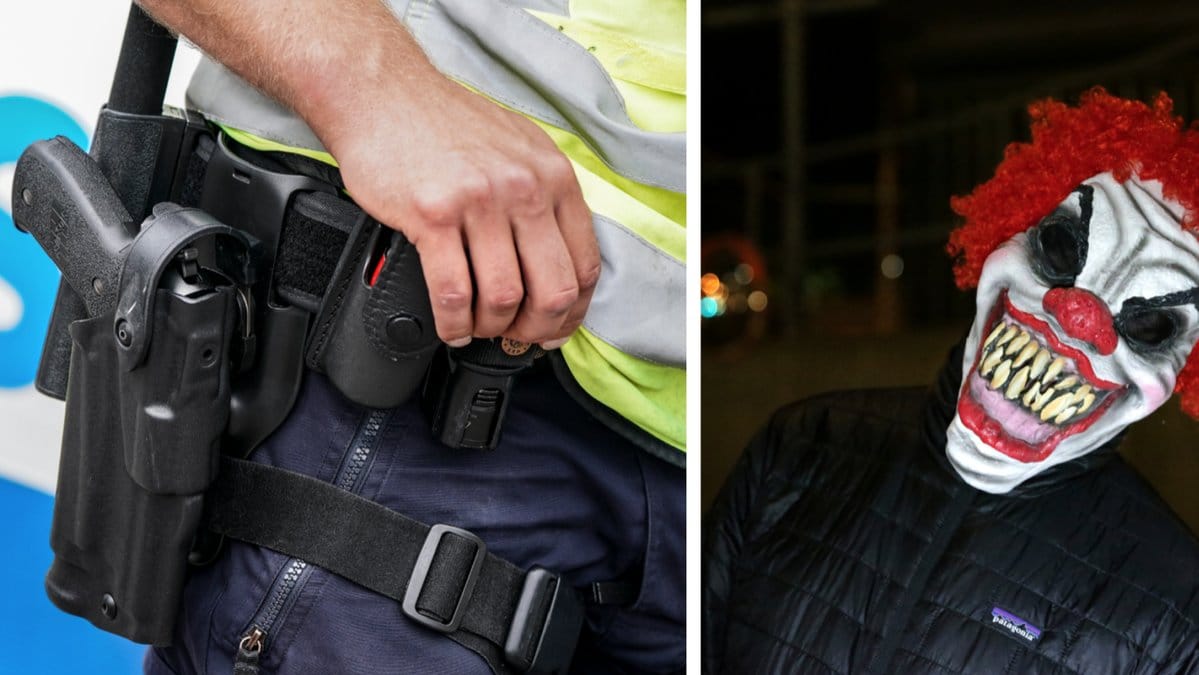 Mannens greps under måndagskvällen.