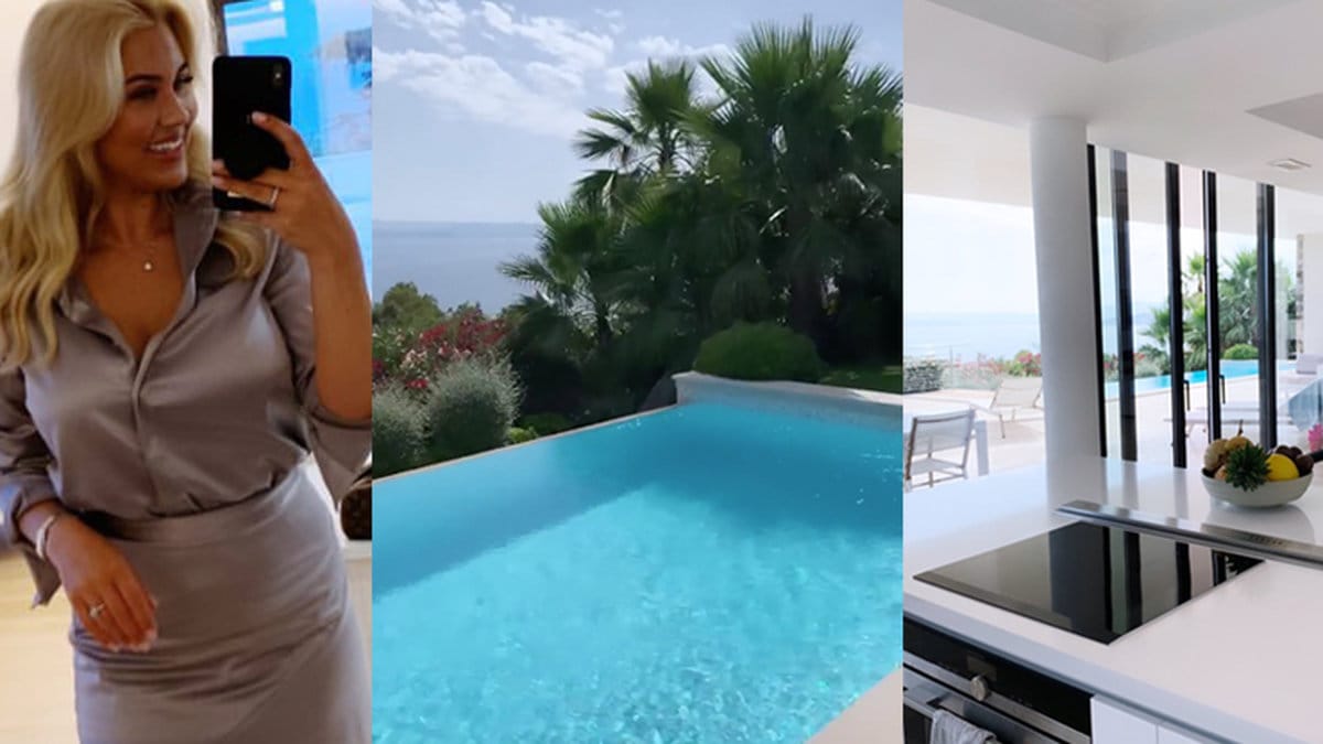 Isabella Löwengrip har hyrt hus i Frankrike