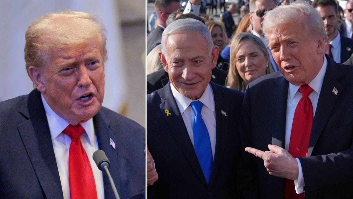 Donald Trump och Benjamin Netanyah.